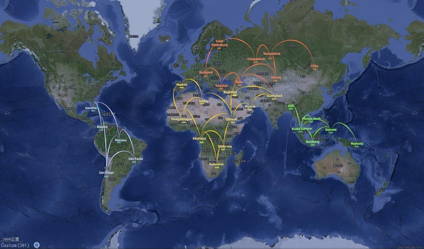 Fig.1 Flight Route Coverage